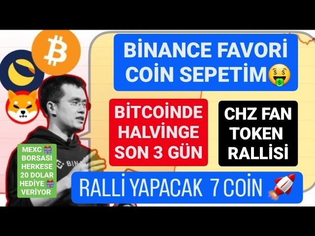 LAST 3 DAYS TO BITCOIN HALVING🚨BINANCE MY FAVORITE COIN BASKET🚨7 COINS TO RALLY🚨CHZ FAN TOKEN RALLY