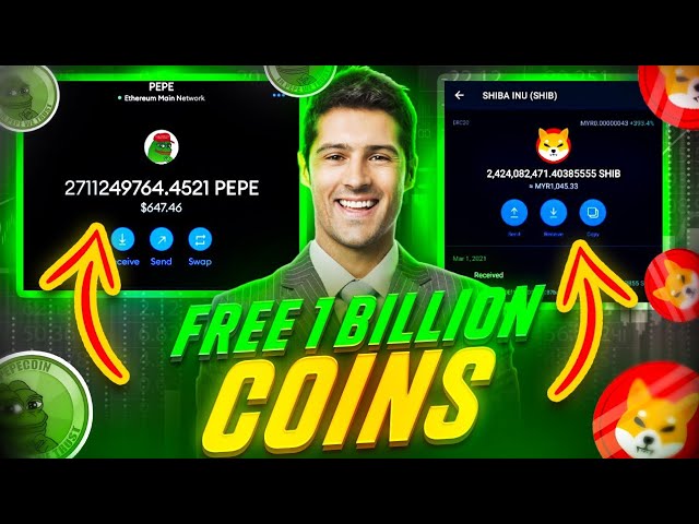 Take 1 BILLION Coins For FREE From This App (💰PROOF): Free Shiba Inu & Pepe MEME | Crypto News Today