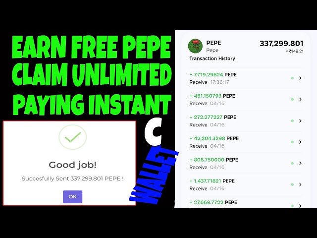 New Updates | Pepe Websites | Free Earning | Unlimited Claim Free Pepe Meme Coin |High Paying Faucet