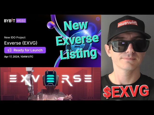 $EXVG – EXVERSE TOKEN CRYPTO COIN BYBIT LAUNCHPAD IDO EXVG ETH ETHEREUM BNB BSC CEX GAME NFTS NFT