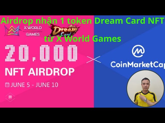 從 Coinmarketcap 接收 1 Dream Cards NFT 代幣（X World Games）的說明 - 新加密貨幣