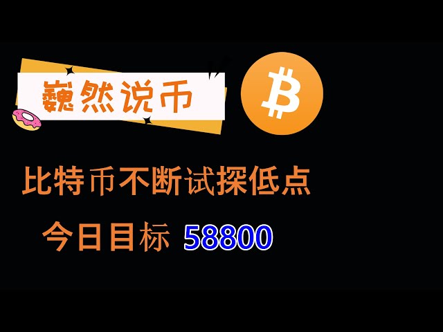 2024-04-18 BTC行情分析：比特币继续下探，目标58800