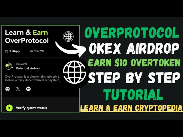 overprotocol 最新更新在加密百科中每天赚取 10 美元以上代币 |一步一步教程