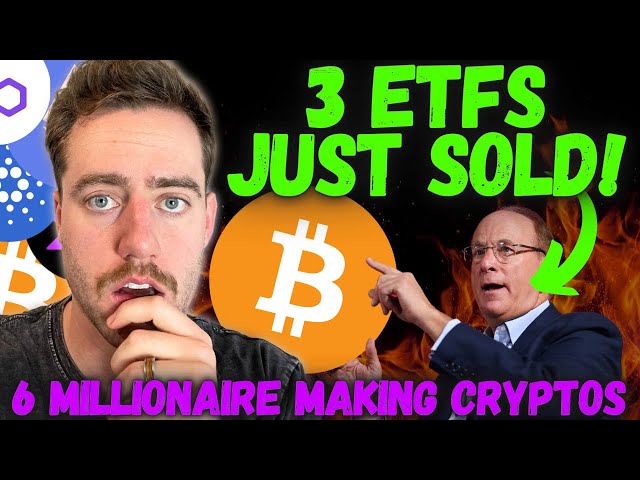 3 只比特币 ETF 刚刚售出！ B 计划给出了关于比特币减半和价格目标的思考！