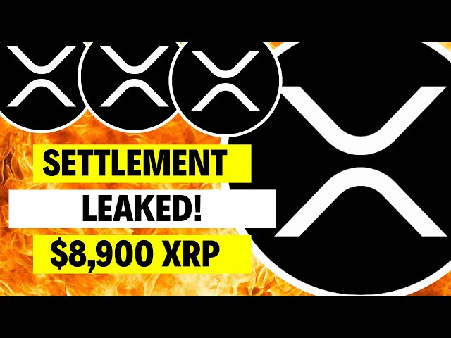 XRP RIPPLE : FUITE OFFICIELLE DU RÈGLEMENT SEC ! 8 900 $ (XRP)