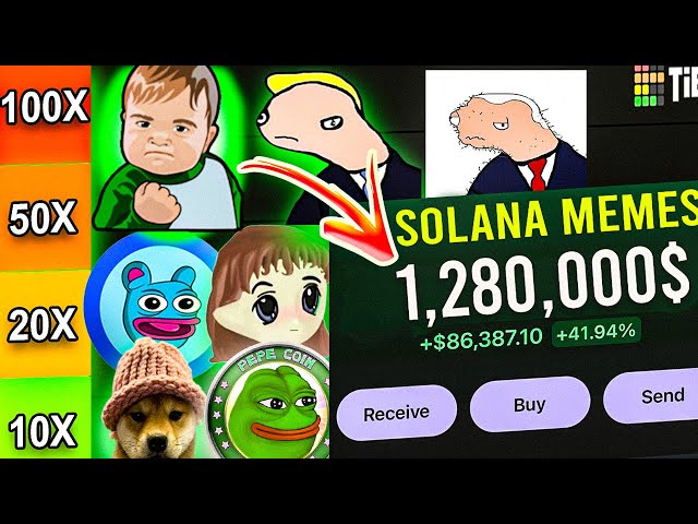 100 美元到数百万美元这 3 个 Solana MEME 硬币（非常早。紧急）下一个 PEPE COIN