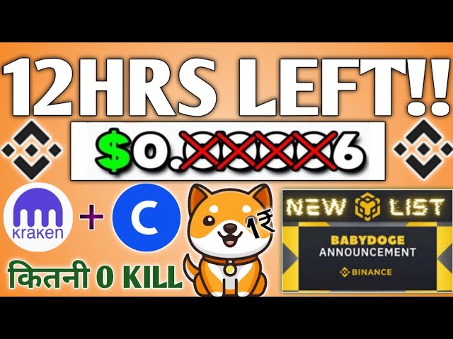 BABY DOGECOIN🫣NEXT.. 3개의 대규모 상장 = 강세🤑0000 ZERO KILL 😱COIN BRAKINGNEWS 오늘의 가격 예측