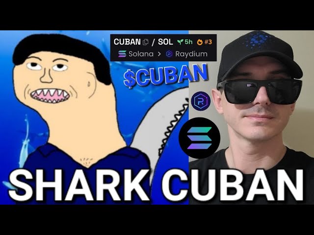 $CUBAN - SHARK 古巴代幣 加密貨幣 SOL SOLANA RAYDIUM JUPITER 馬克坦克 MEME MEMECOIN 區塊鏈