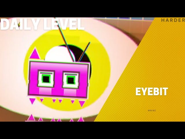 「EYEBIT」by Akvaz [100%] (ハード) [1コイン] [デイリー] |ジオメトリダッシュ