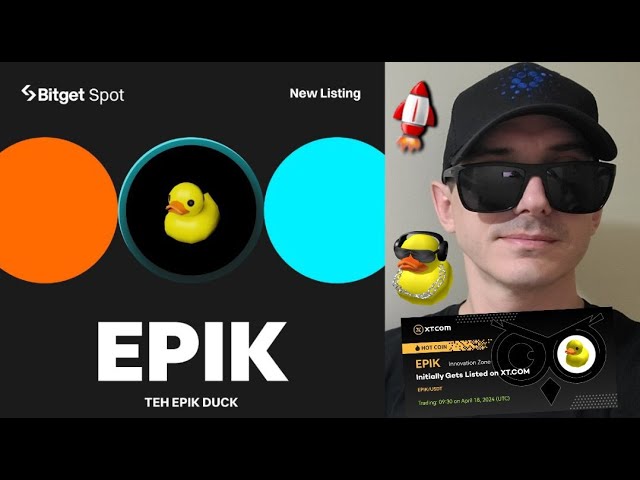 $EPIK - TEH EPIK DUCK TOKEN CRYPTO COIN SOL SOLANA THE EPIC DUCKCOIN MEME RAYDIUM BITGET XT XT.COM