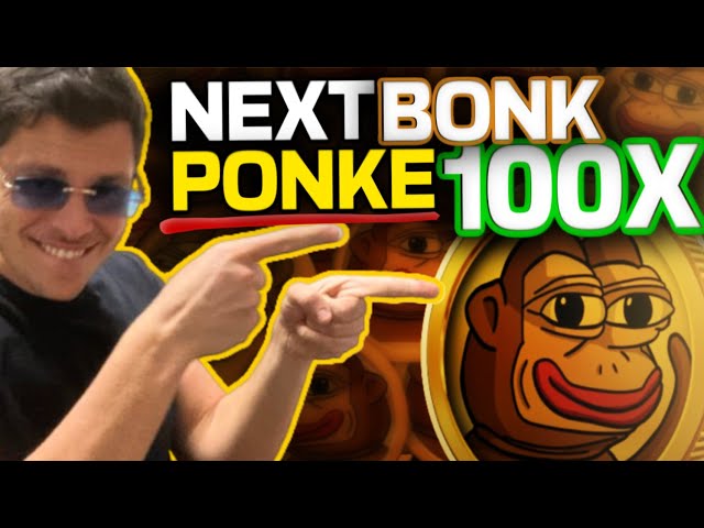 PONKE MEME 硬幣即將達到 100 倍！ （緊急消息）SOLANA 上的下一個 BONK ？