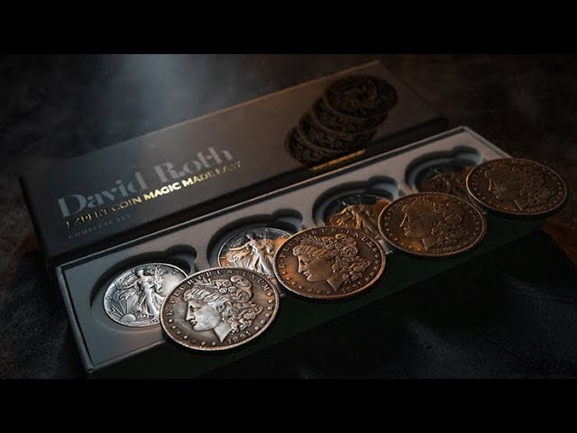 David Roth Expert Coin Magic Made Easy Komplettset von Murphy's Magic Supplies @dynamitemagicshop