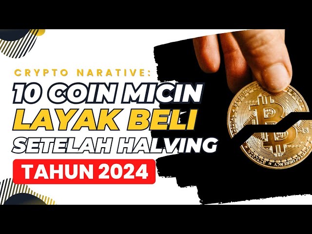 10 Micin Coins WORTH BUYING After Bitcoin Halving 2024 (Apart from PEPE and WIF)