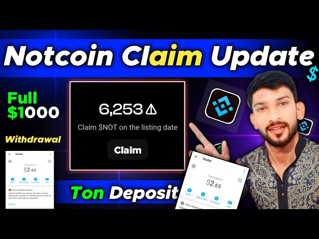 Notcoin listing Update | How to Buy Ton coin | notcoin big news | notcoin claim full details