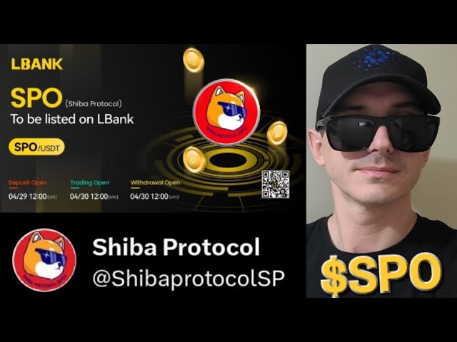 $SPO - SHIBA PROTOCOL TOKEN CRYPTO COIN SPO INU GAMES BNB BSC LBANK PANCAKESWAP PACMAN BLOCKCHAIN