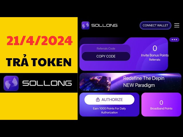 2024 年 4 月 21 日 SOLLONG 代幣獎勵 #investtv #sollong #okx #btc #coin #crypto