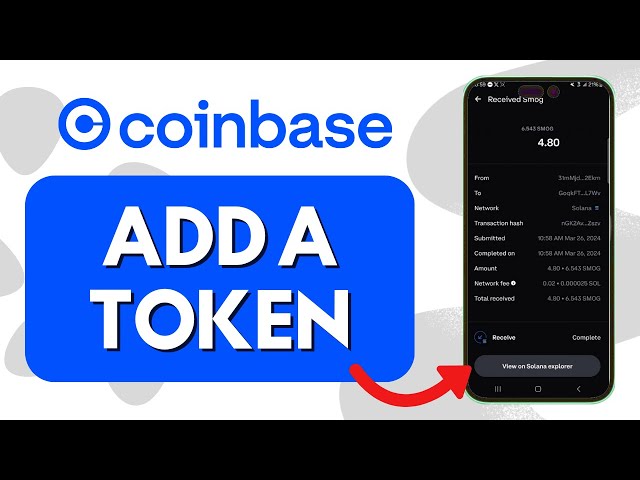 如何將代幣加入 Coinbase 錢包（一步一步簡單）