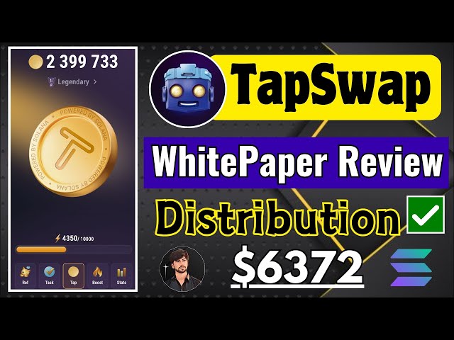 tapswap Airdrop-Updates | TapSwap-Token-Mining-Telegramm, TapSwap-Whitepaper