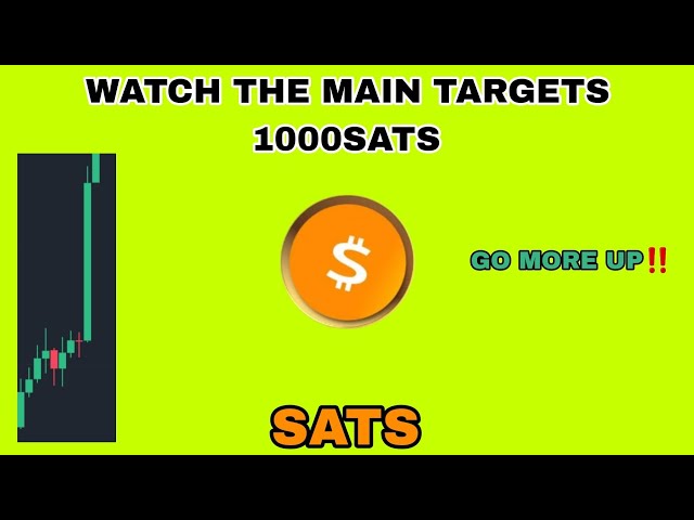 1000SATS COIN GO MISE À JOUR EN 2024‼️ PRINCIPALES CIBLES DU SATS COIN‼️ SATS (ORDINAUX) PROFIT DE CONFIGURATION SÉCURISÉE