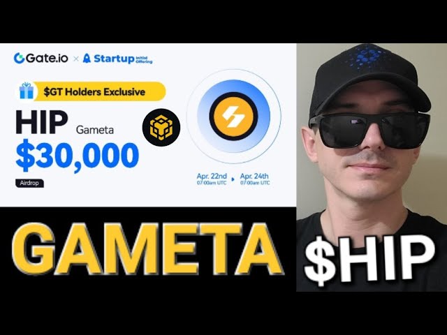 $HIP – GAMETA TOKEN CRYPTO COIN HIP BNB BSC GATE GATE.IO PANCAKESWAP GAME META BLOCKCHAIN ​​KUCOIN NEU