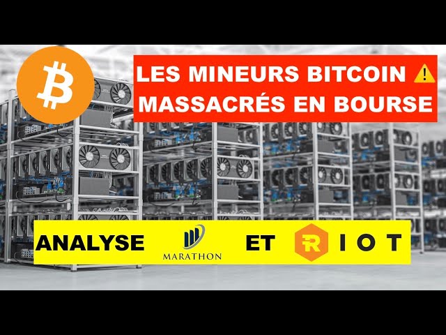 🚨 MARATHON & RIOT🔥 2 GÉANTS MINIERS 🔨 MASSACRES DE BITCOIN EN BOURSE. ANALYSE D'OPPORTUNITÉ 🎯