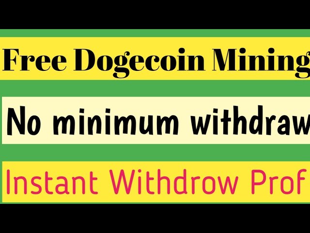 FrEE Doge Coin Minig Website Today [ No minimum withdraw ] Can Dogecoin be obtained for free? TIYFUNBD