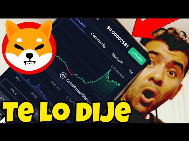 JE VOUS AVAIT DIT Shib Coin en hausse de 12 % 0,000026 $ #shibainucoin