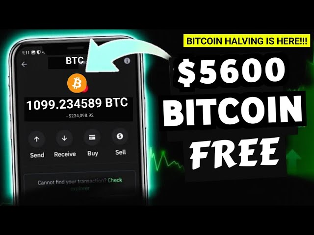 Sofort [$5.600 VERDIENEN] KOSTENLOSES Bitcoin | Kein Mining ⛏️ – Keine Gebühren _ Bitcoin-Halbierung | BTC auf 100.000 US-Dollar 📈 ✅