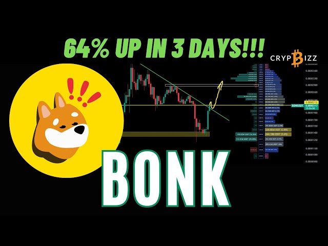 🐶 BONK 三天内上涨 64%！ -技术分析更新，佩佩价格预测