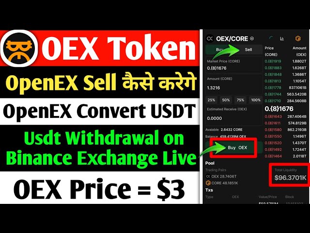 🔥OpenEx Token Sell Kaise Kare Full Process | OpenEx Withdrawal | OpenEx Convert USDT ?...