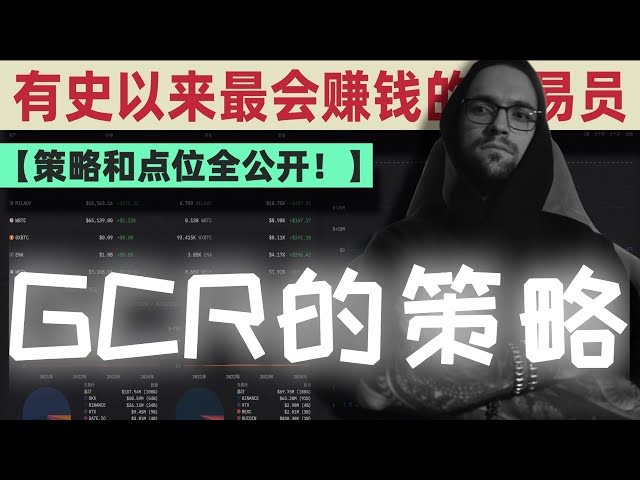 【GCR神级攻略！ ！ 】千美元赚10亿的男人重回币圈，明确告诉你哪些币能上天堂。高收益交易者的GCR策略和要点