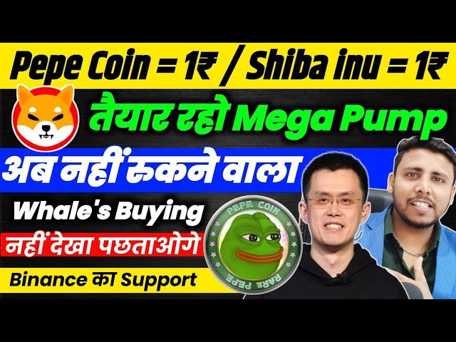 🟢Pepe-Münze & Shiba-Münze 1 ₹ kab aayega | Pepe-Münze große Neuigkeit 10000 % Pump? Offizieller Tweet 🤑 Shiba Burn