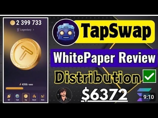 tapswap 마이닝 코인 포인트 전보 파 마이닝 에어드롭 전보 채널 링크