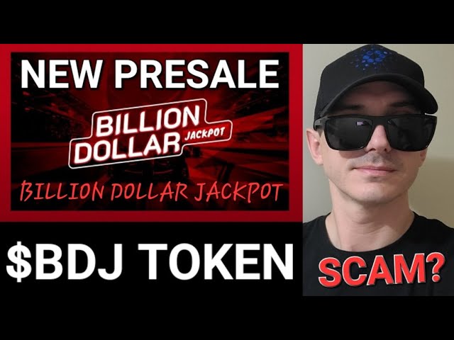 $BDJ - 10 億ドルのジャックポット トークンは詐欺ですか??プレセール暗号コイン BDJ ICO ETH イーサリアム ブロックチェーン