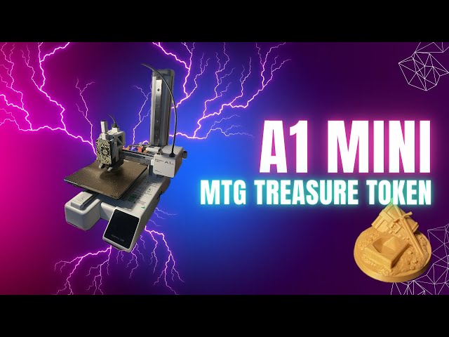 MTG Treasure Token 带 AMS 摄像头的全 3D 打印！ #3dprinting #bambulab #bambu #a1mini #asmr #tools #mtg