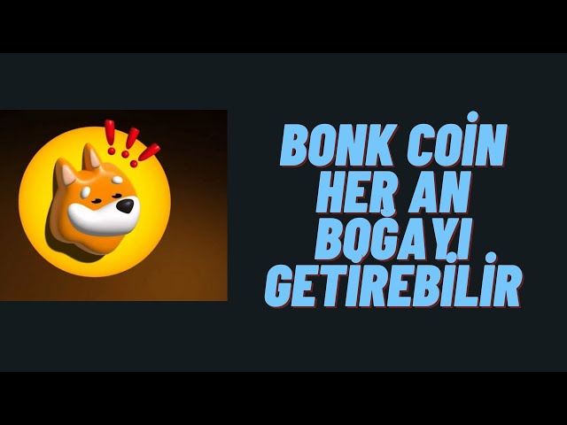 BONK COIN 随时可以开始看涨（WIF COIN BONK COIN 目标）