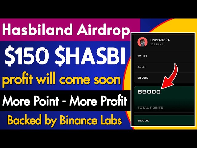 $150 $HASBI-Token-Anspruch || Hasbiland Airdrop wird vom Binance Labs-Projekt unterstützt || Neue Krypto-Beute