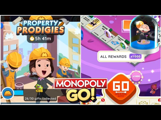 Monopoly Go: 1. Geburtstags-Token-Gameplay – Property Prodigies-Turnier-Gameplay #monopolygo