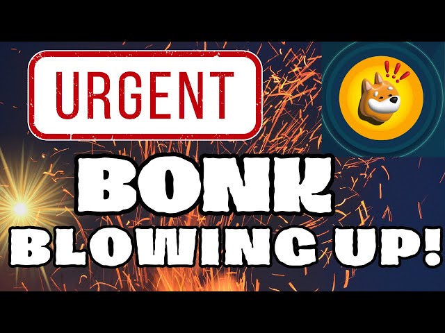 打破 ⛔️ BONK 硬幣價格預測爆炸式上升！