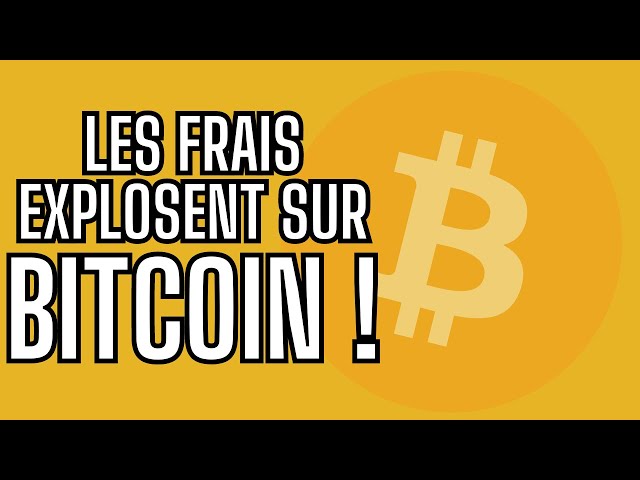 Die Gebühren auf BITCOIN explodieren! #bitcoin