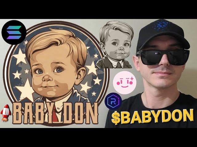 $BABYDON - BABY DON TOKEN CRYPTO COIN PINKSALE PRÉVENTE MEME BABYDON JUPITER SOL SOLANA RAYDIUM ORCA