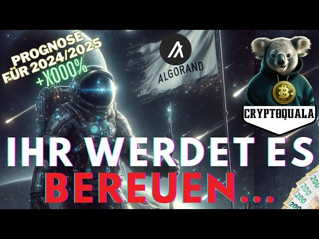 알고랜드 - 모두가 알아야 할 2024년의 5가지 게임 체인저...!!! 🚀🤯 (ALGO, XRP) !