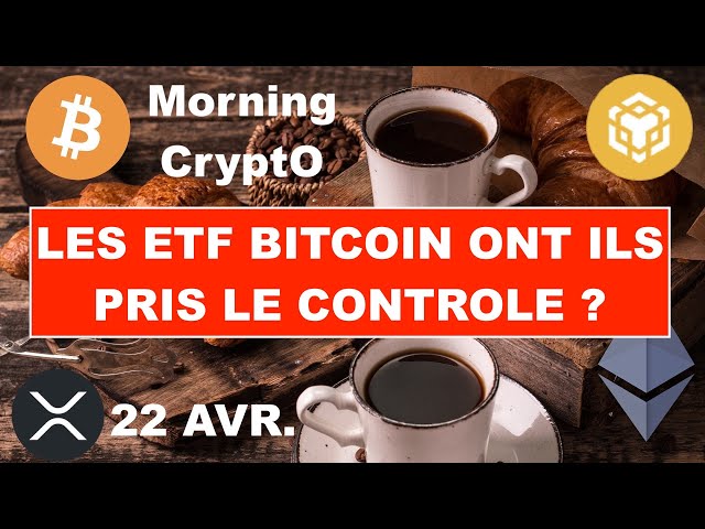 🚨 22. APRIL 2024 ☀️☕️🥐 HABEN BITCOIN-ETFS DIE KONTROLLE ÜBERNOMMEN? POSITIVES WOCHENENDE 🔥