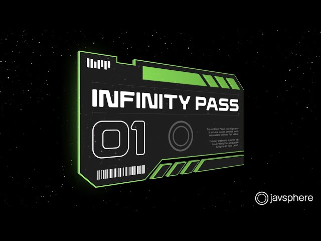 JAV Infinity Pass - JAV 토큰 출시 기간에만 사용 가능 🚀