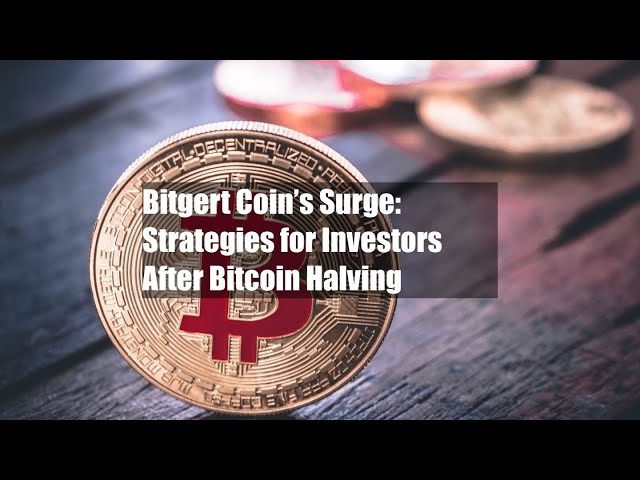 Bitgert Coin の急騰: ビットコイン半減後の投資家向け戦略