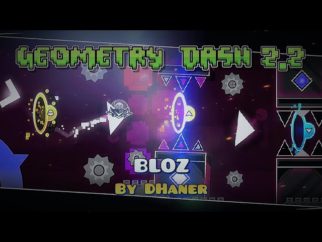 „Bloz“ von DHaner 1 Münze zu 100 % abgeschlossen (Epic Easy Demon) | Geometry Dash 2.2