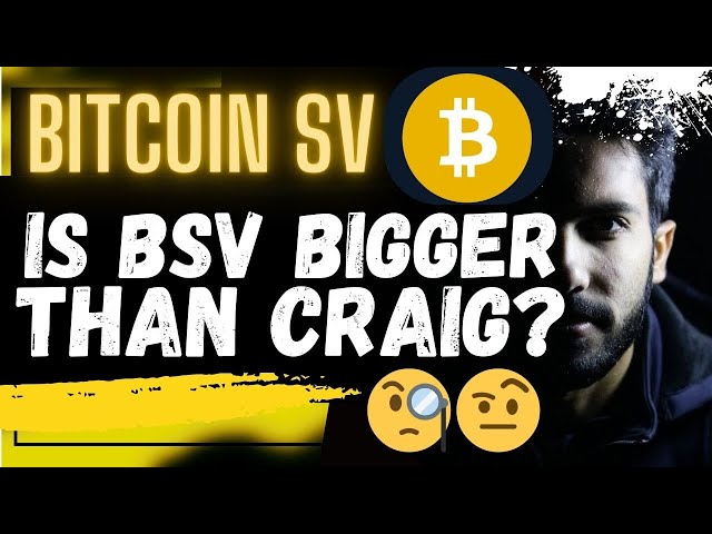 🚨比特幣 SV (BSV)：$BSV 比 CRAIG 大嗎？