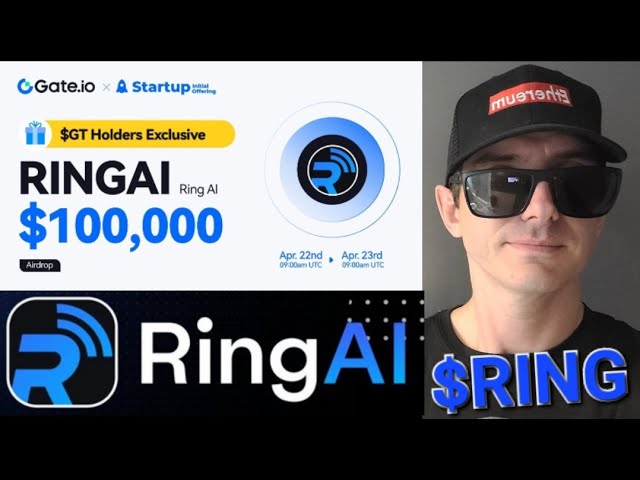 $RING - RING AI 토큰 암호화폐 RingAI GATE GATE.IO ETH ETHEREUM UNISWAP ERC20 ERC-20 BLOCKCHAIN