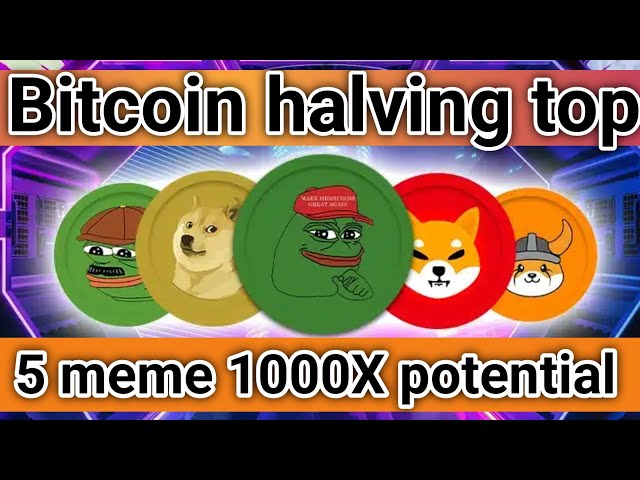 top 5 meme coin Meme coin update bitcoin halving top meme best meme coin