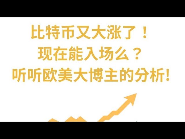 ビットコインが再び急騰。今から入ってもいいですか？ヨーロッパとアメリカの大手ブロガーの分析を聞いてください。